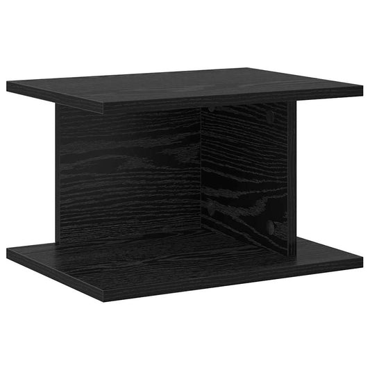 Bedside Table Black Oak 40 x 30 x 25 cm Engineered Wood Bedside Table Black Oak 40 x 30 x 25 cm Engineered Wood