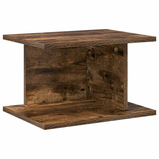 Bedside Table Smoked Oak 40 x 30 x 25 cm Engineered Wood Bedside Table Smoked Oak 40 x 30 x 25 cm Engineered Wood