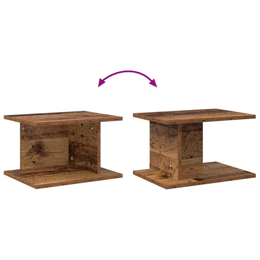 Bedside Table 2 pcs Old Wood 40 x 30 x 25 cm Engineered Wood