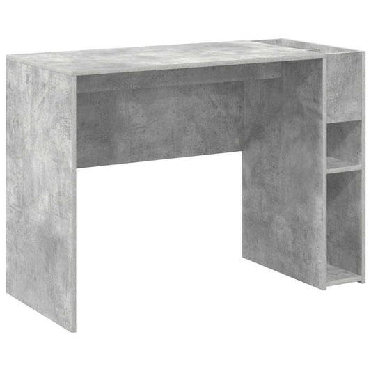 Desk Concrete Grey Engineered Wood 109 x 50 x 78 cm Desk Concrete Grey Engineered Wood 109 x 50 x 78 cm