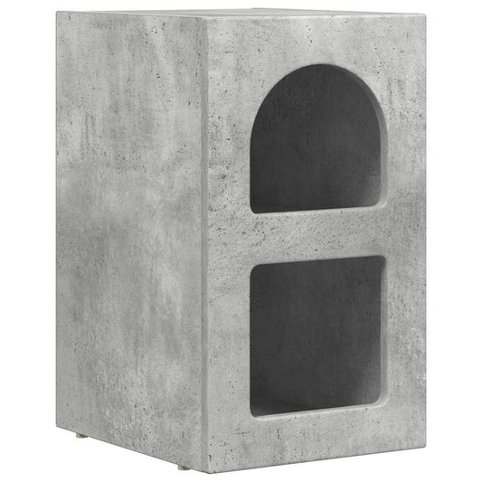 Bedside Table ELST Concrete Grey 29.5 x 33.5 x 50 cm Bedside Table ELST Concrete Grey 29.5 x 33.5 x 50 cm