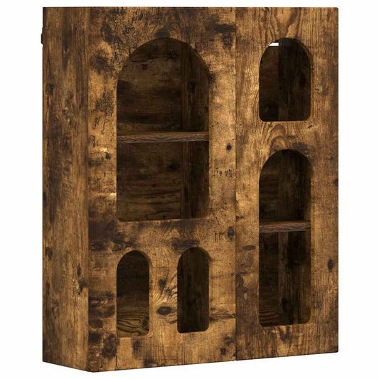Hanging Cabinet with Shelf ELST Smoked Oak 59 x 20 x 71.5 cm Hanging Cabinet with Shelf ELST Smoked Oak 59 x 20 x 71.5 cm