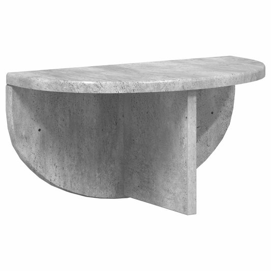 Wall Shelf Concrete Grey 38 x 19 x 19 cm Engineered Wood Wall Shelf Concrete Grey 38 x 19 x 19 cm Engineered Wood
