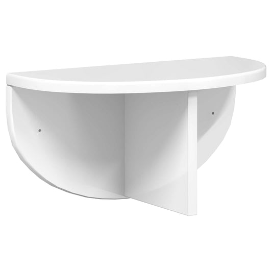 Wall Shelf High Gloss White 38 x 19 x 19 cm Engineered Wood Wall Shelf High Gloss White 38 x 19 x 19 cm Engineered Wood