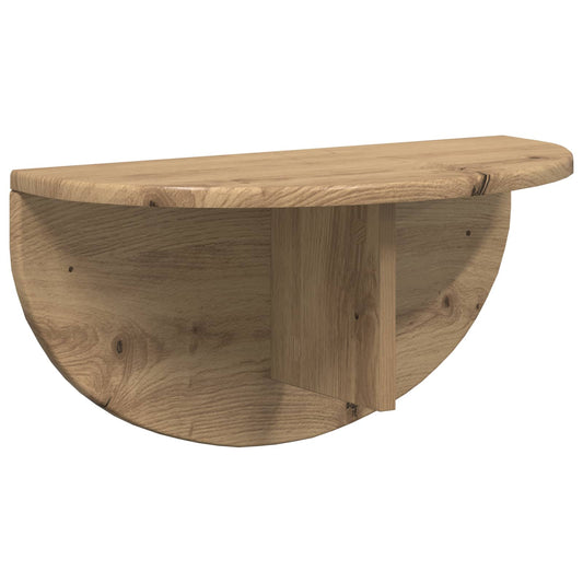 Wall Shelf Artisan Oak 48 x 24 x 24 cm Engineered Wood Wall Shelf Artisan Oak 48 x 24 x 24 cm Engineered Wood