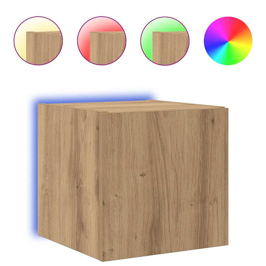 TV Wall Cabinet Artisian Oak 30.5 x 35 x 30 cm Engineered Wood TV Wall Cabinet Artisian Oak 30.5 x 35 x 30 cm Engineered Wood
