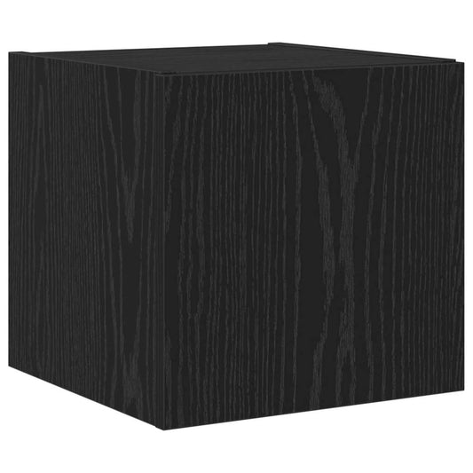 TV Wall Cabinet Black Oak 30.5 x 35 x 30 cm Engineered Wood TV Wall Cabinet Black Oak 30.5 x 35 x 30 cm Engineered Wood