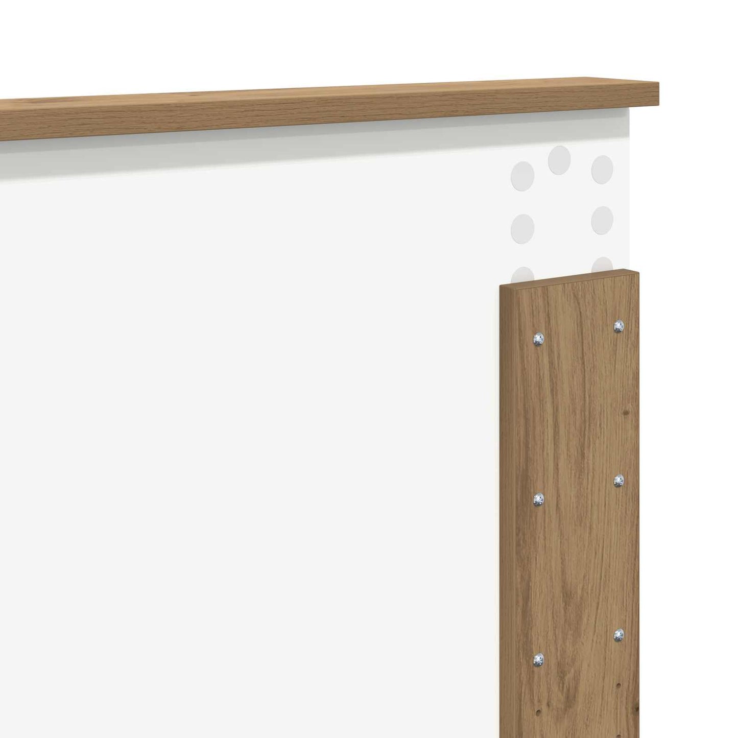 Bed Frame Artisian Oak 135 x 190 cm Engineered wood