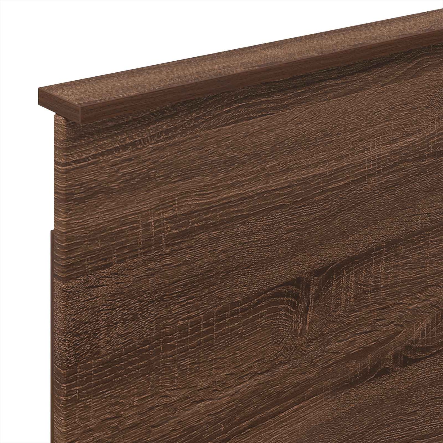 Bed Frame with Headboard Brown Oak 80 x 200 cm Engineered Wood