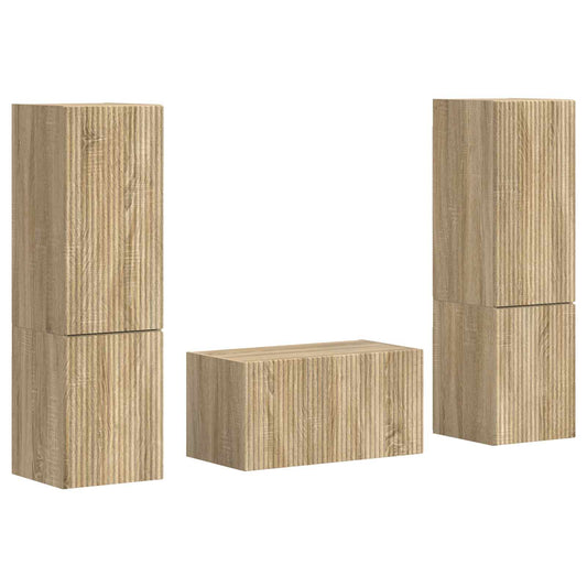 TV Cabinet Set 5 pcs Sonoma Oak Engineered Wood TV Cabinet Set 5 pcs Sonoma Oak Engineered Wood