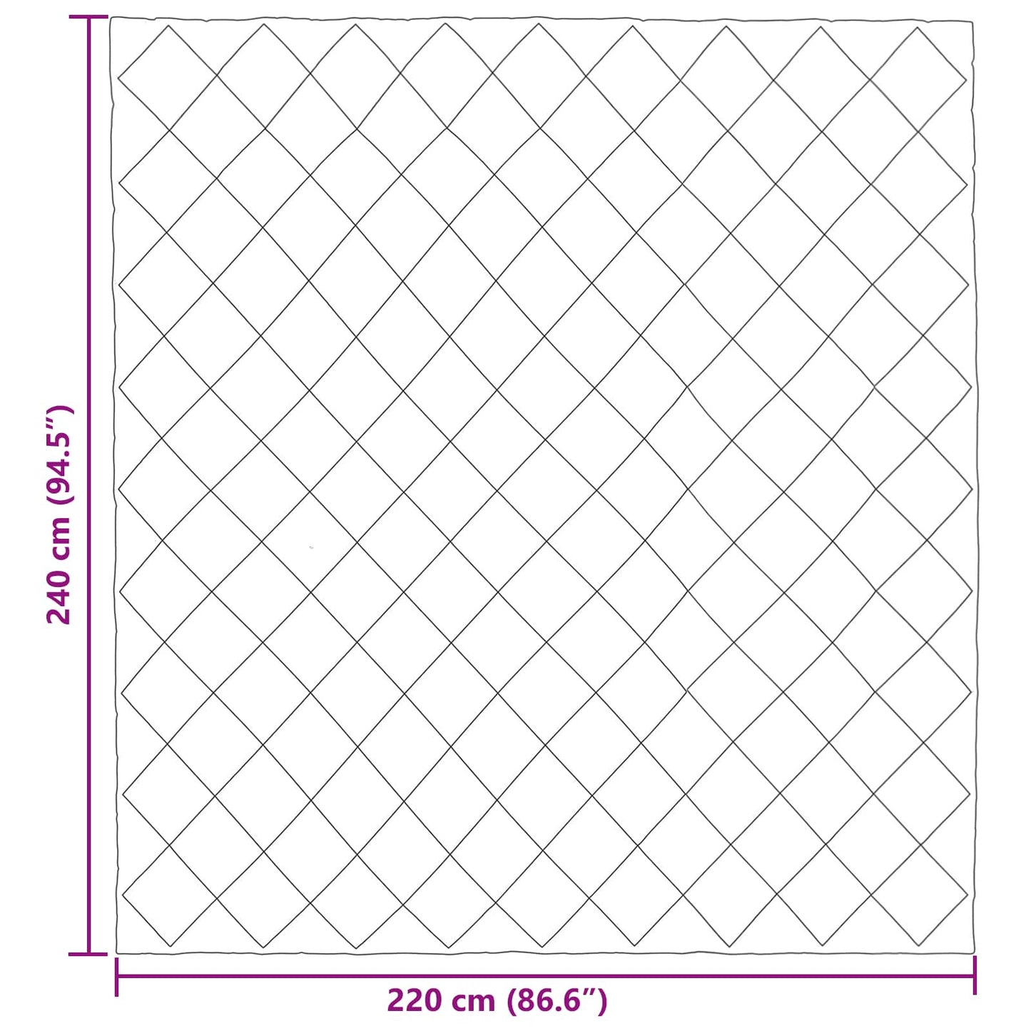 Full Year Duvet Anthracite and Taupe 220 x 240 cm Microfiber