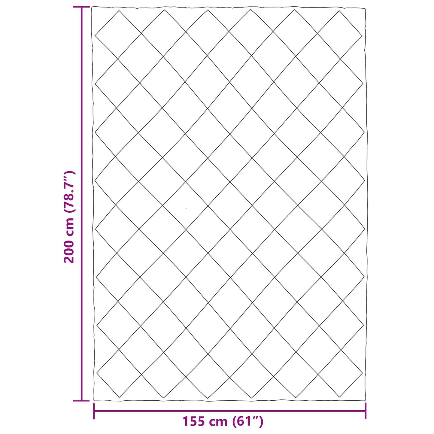 Winter Duvet Light Grey and Anthracite 200 x 155 cm Microfiber