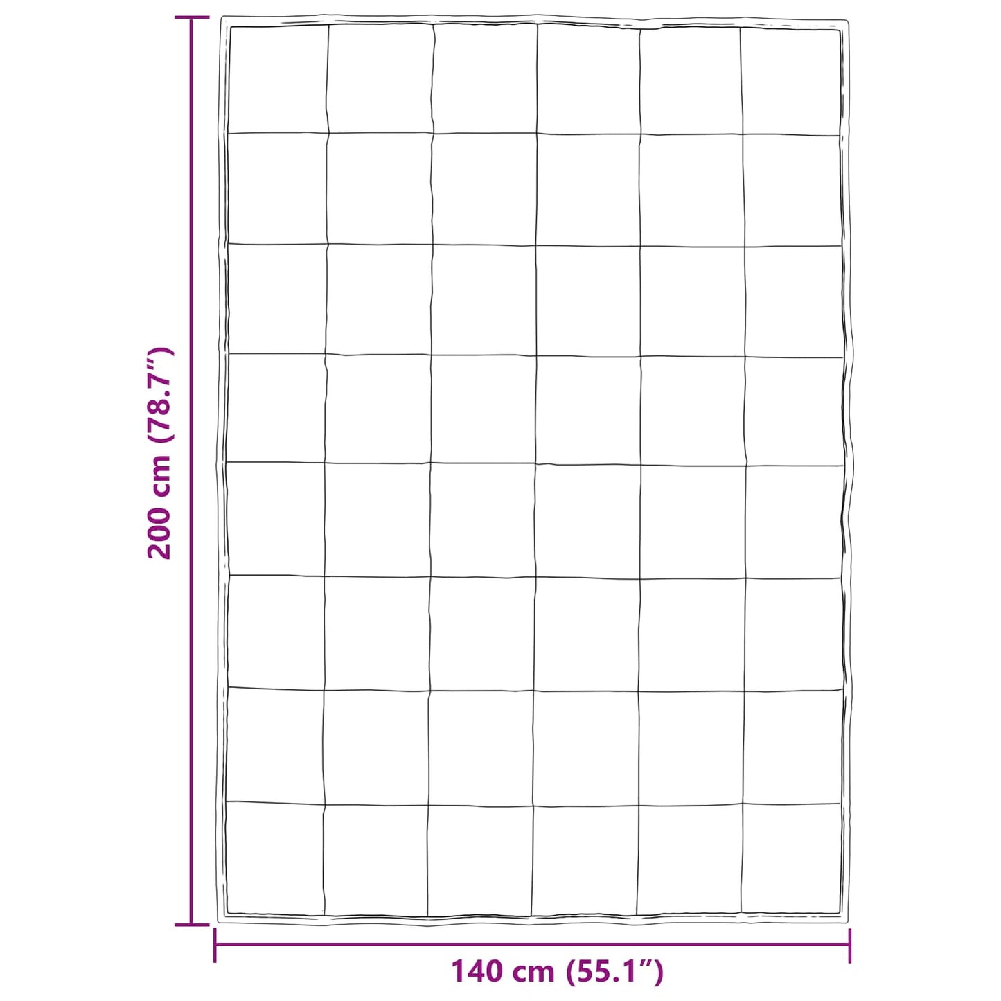Full Year Duvet 140 x 200 cm 300 gsm Silver