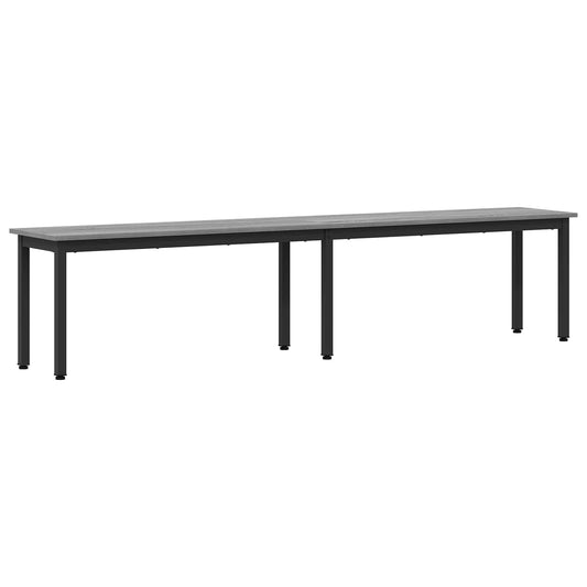 Bench Grey Sonoma 200 x 35 x 45 cm Engineered Wood Bench Grey Sonoma 200 x 35 x 45 cm Engineered Wood