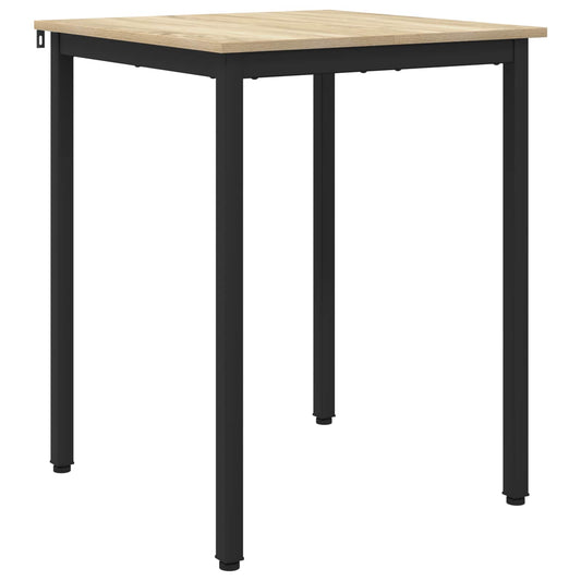 Dining Tables 60 x 60 x 75 cm Engineered Wood Sonoma Oak Square Dining Tables 60 x 60 x 75 cm Engineered Wood Sonoma Oak Square
