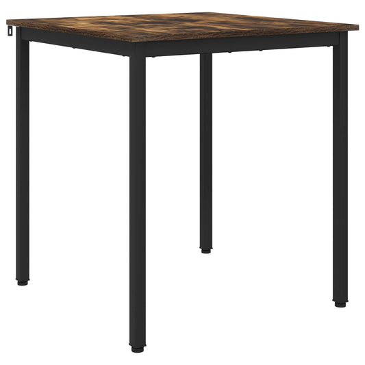 Dining Tables 70 x 70 x 75 cm Engineered Wood Smoked Oak Square Dining Tables 70 x 70 x 75 cm Engineered Wood Smoked Oak Square