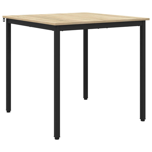 Dining Tables 80 x 80 x 75 cm Engineered Wood Sonoma Oak Square Dining Tables 80 x 80 x 75 cm Engineered Wood Sonoma Oak Square
