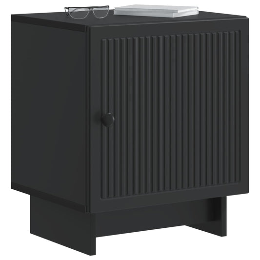 Bedside Cabinet Black 43 x 34.5 x 50 cm Engineered Wood Bedside Cabinet Black 43 x 34.5 x 50 cm Engineered Wood