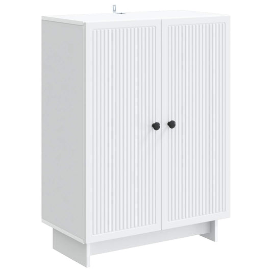 Sideboard White 66 x 34.5 x 90 cm Engineered Wood Sideboard White 66 x 34.5 x 90 cm Engineered Wood
