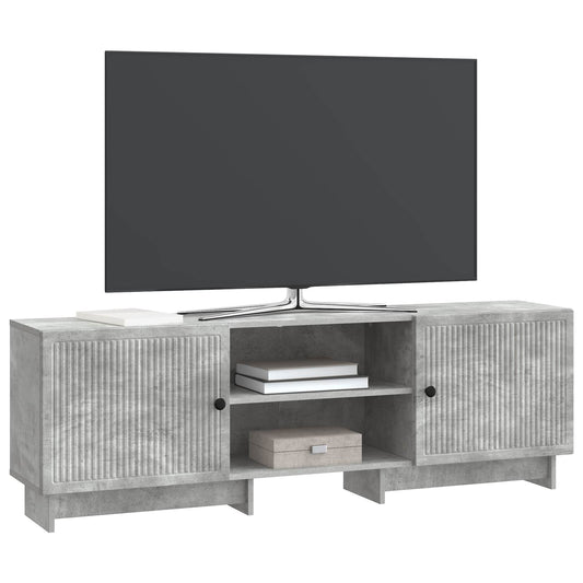 TV Cabinet Concrete Grey 150 x 31 x 50 cm Engineered Wood TV Cabinet Concrete Grey 150 x 31 x 50 cm Engineered Wood