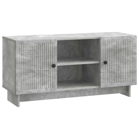 TV Cabinet 102 x 34.5 x 50 cm Concrete Grey Engineered Wood TV Cabinet 102 x 34.5 x 50 cm Concrete Grey Engineered Wood