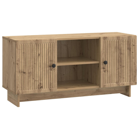 TV Cabinet 102 x 34.5 x 50 cm Artisan Oak Engineered Wood TV Cabinet 102 x 34.5 x 50 cm Artisan Oak Engineered Wood