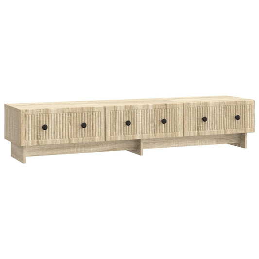 TV Cabinet Sonoma Oak 147 x 34.5 x 30 cm Engineered Wood TV Cabinet Sonoma Oak 147 x 34.5 x 30 cm Engineered Wood