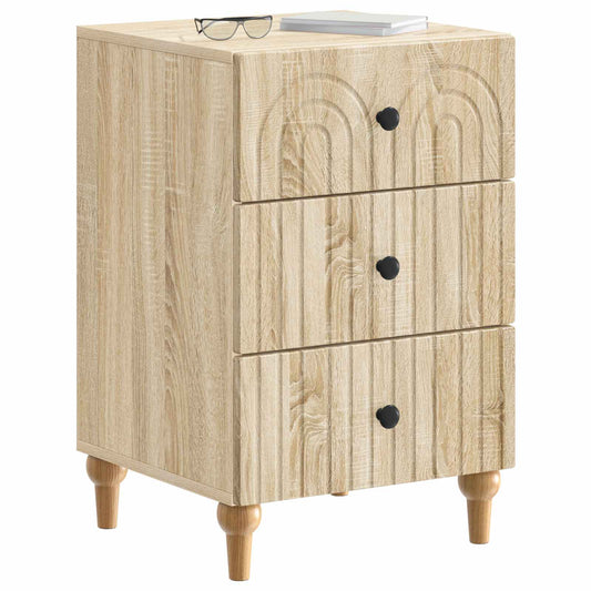 Bedside Cabinet Sonoma Oak 43x 41 x 66.5 cm Engineered Wood Bedside Cabinet Sonoma Oak 43x 41 x 66.5 cm Engineered Wood