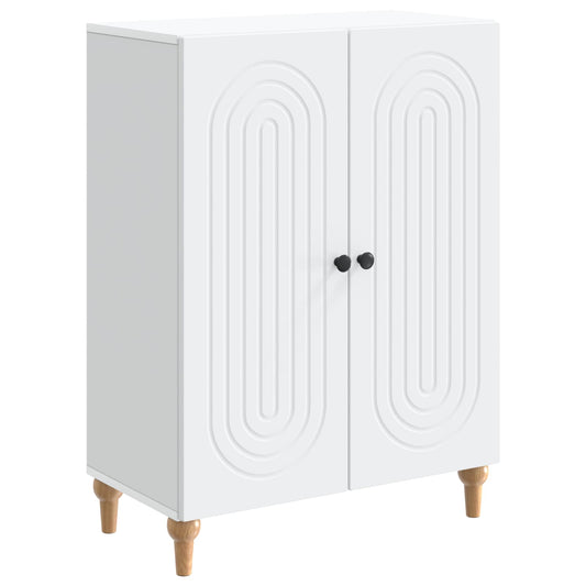 Sideboard White 66 x 34.5 x 90 cm Engineered Wood Sideboard White 66 x 34.5 x 90 cm Engineered Wood