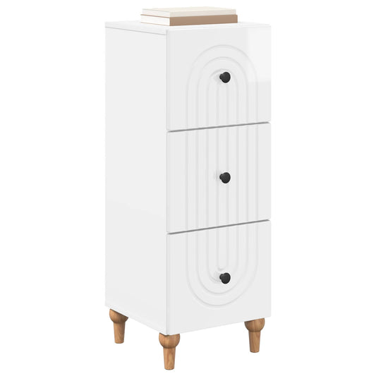 Drawer Cabinet High Gloss White 33 x 34.5 x 90 cm Drawer Cabinet High Gloss White 33 x 34.5 x 90 cm
