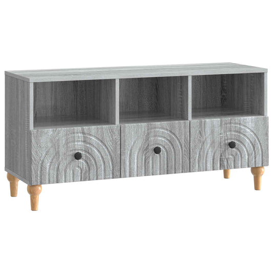 TV Cabinet Grey Sonoma 102 x 34.5 x 50 cm Engineered Wood TV Cabinet Grey Sonoma 102 x 34.5 x 50 cm Engineered Wood