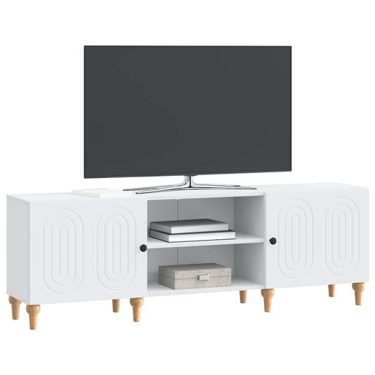 TV Cabinet White 150 x 31 x 50 cm Engineered Wood TV Cabinet White 150 x 31 x 50 cm Engineered Wood