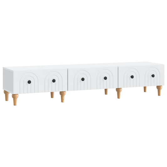 TV Cabinet with Drawer White 147 x 34.5 x 30 cm Engineered Wood TV Cabinet with Drawer White 147 x 34.5 x 30 cm Engineered Wood