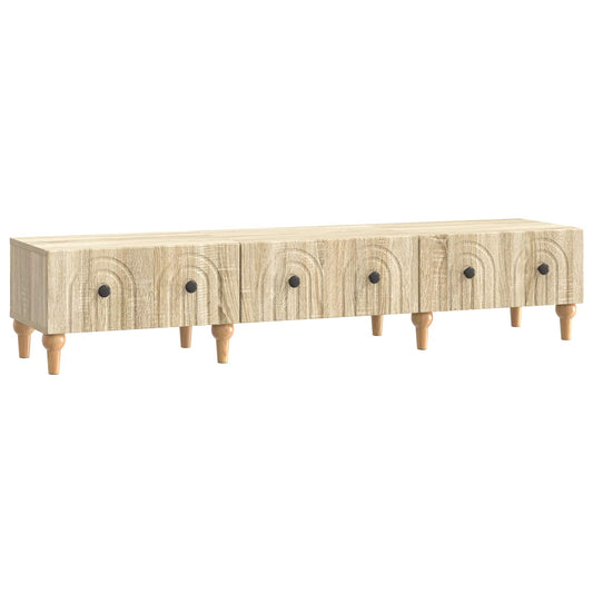 TV Cabinet Sonoma Oak 147 x 34.5 x 30 cm Engineered Wood TV Cabinet Sonoma Oak 147 x 34.5 x 30 cm Engineered Wood