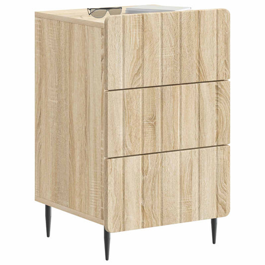 Bedside Cabinet Sonoma Oak 43x 41 x 68 cm Engineered Wood Bedside Cabinet Sonoma Oak 43x 41 x 68 cm Engineered Wood