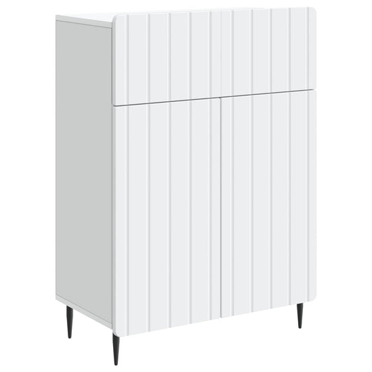 Sideboard White 66 x 34.5 x 92 cm Engineered Wood Sideboard White 66 x 34.5 x 92 cm Engineered Wood