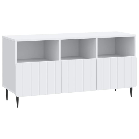 TV Cabinet with Drawer White 102 x 34.5 x 50 cm Engineered Wood TV Cabinet with Drawer White 102 x 34.5 x 50 cm Engineered Wood