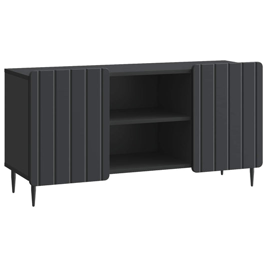 TV Cabinet Black 102 x 34.5 x 52 cm Engineered Wood TV Cabinet Black 102 x 34.5 x 52 cm Engineered Wood