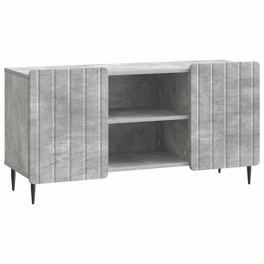 TV Cabinet Concrete Grey 102 x 34.5 x 52 cm Engineered Wood TV Cabinet Concrete Grey 102 x 34.5 x 52 cm Engineered Wood