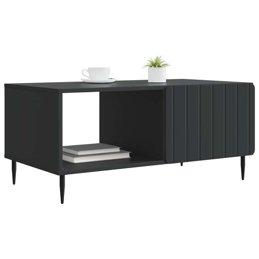 Coffee Table Black 90 x 50 x 40 cm Engineered Wood Coffee Table Black 90 x 50 x 40 cm Engineered Wood