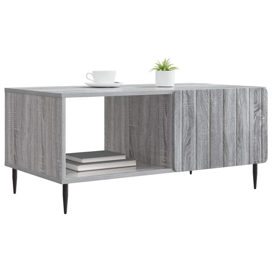 Coffee Table Grey Sonoma 90 x 50 x 40 cm Engineered Wood Coffee Table Grey Sonoma 90 x 50 x 40 cm Engineered Wood