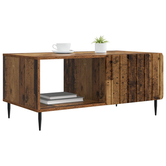 Coffee Table Old Wood 90 x 50 x 40 cm Engineered Wood Coffee Table Old Wood 90 x 50 x 40 cm Engineered Wood