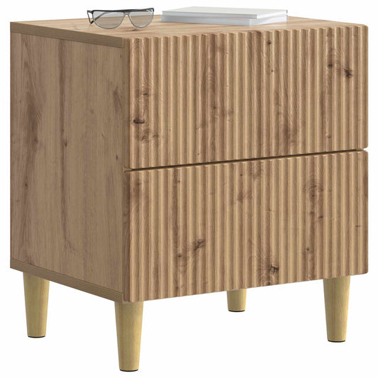 Bedside Cabinet Artisan Oak 43 x 34.5 x 48 cm Engineered Wood Bedside Cabinet Artisan Oak 43 x 34.5 x 48 cm Engineered Wood