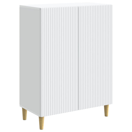 Sideboard White 66 x 34.5 x 90 cm Engineered Wood Sideboard White 66 x 34.5 x 90 cm Engineered Wood