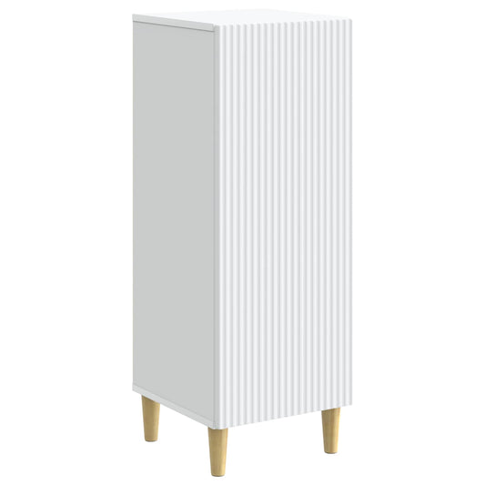 Sideboard White 33 x 34.5 x 90 cm Engineered Wood Sideboard White 33 x 34.5 x 90 cm Engineered Wood