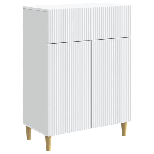 Sideboard White 66 x 34.5 x 90 cm Engineered Wood Sideboard White 66 x 34.5 x 90 cm Engineered Wood