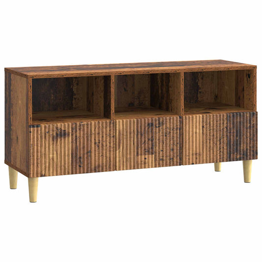 TV Cabinet Old Wood 102 x 34.5 x 50 cm Engineered Wood TV Cabinet Old Wood 102 x 34.5 x 50 cm Engineered Wood