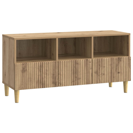 TV Cabinet Artisan Oak 102 x 34.5 x 50 cm Engineered Wood TV Cabinet Artisan Oak 102 x 34.5 x 50 cm Engineered Wood