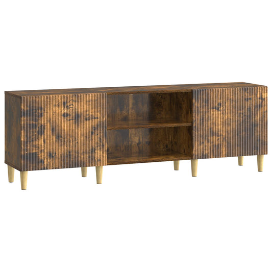 TV Cabinet Smoked Oak 150 x 31 x 50 cm Engineered Wood TV Cabinet Smoked Oak 150 x 31 x 50 cm Engineered Wood