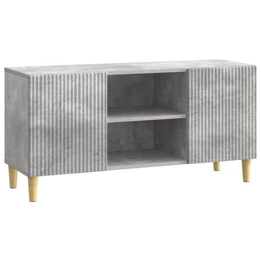 TV Cabinet Concrete Grey 102 x 34.5 x 50 cm Engineered Wood TV Cabinet Concrete Grey 102 x 34.5 x 50 cm Engineered Wood